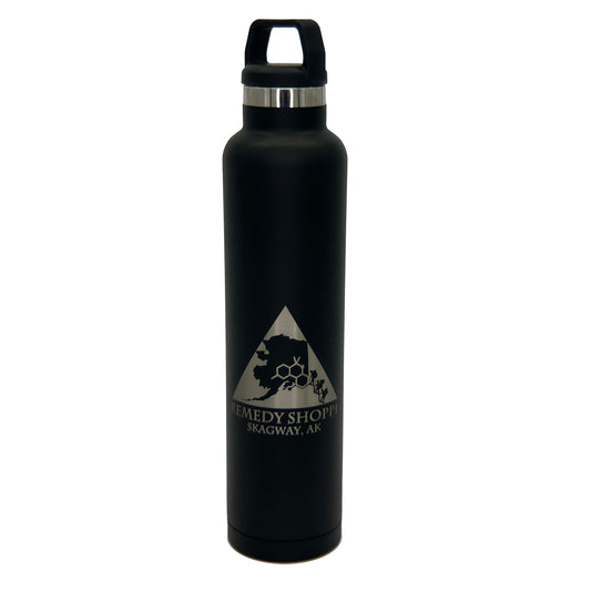 Large Insulated Water Bottle with Plastic Cap